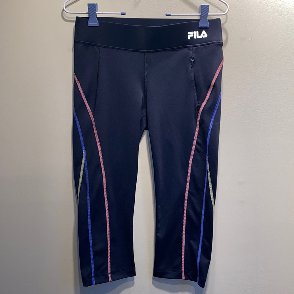 FILA Knee-Length Leggings SZ: XS w/ Pocket